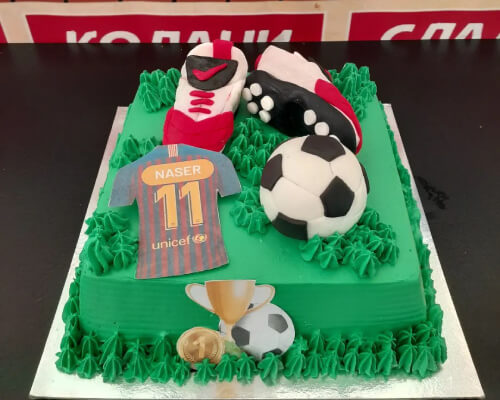 Роденденска торта за момчиња