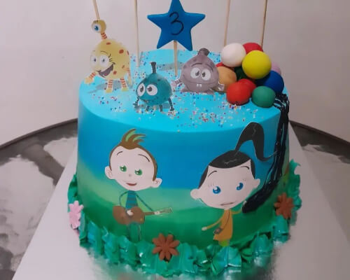 Роденденска торта за момчиња